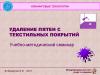 Удаление пятен с текстильных покрытий - запись вебинара (эл. доступ)
